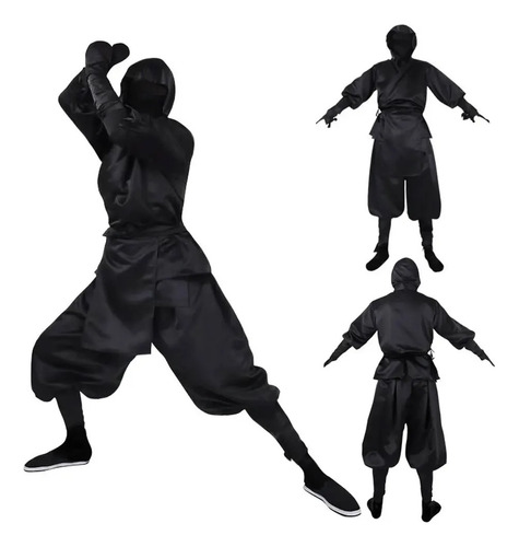Anime Cosplay Black Ninja Cos Costume