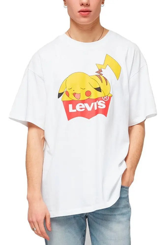 Playera Atletica Pokemon Pikachu Hombre Levi's Lv0240 | Meses sin intereses