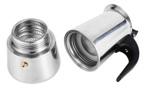 Acero Inoxidable Moka Pot Espresso Taza Cafetera Estufa300ml