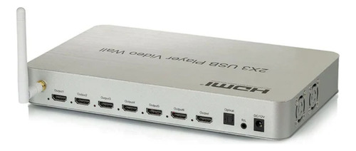 Video Wall Controller Player 2x3 Hdmi 4k2k Cp7890 Premium