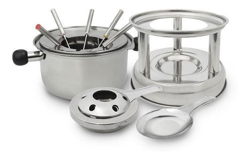 Set De Fondue Acero Inoxidable Para 6 Personas