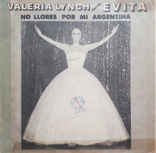 Valeria Lynch - Evita: No Llores Por Mi Argentina Lp B