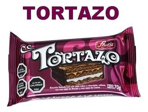 Bizcocho Tortazo Fruna Caja 20 Unidades