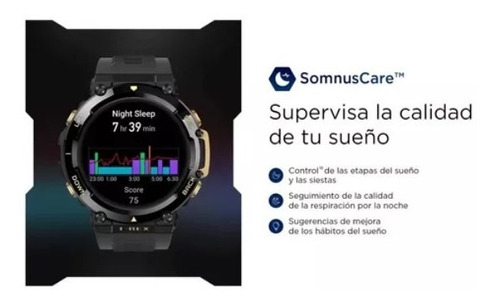 Imagen 9 de 9 de Smartwatch Reloj Amazfit T Rex 2 Gps Cardio 150 Sports+ Film