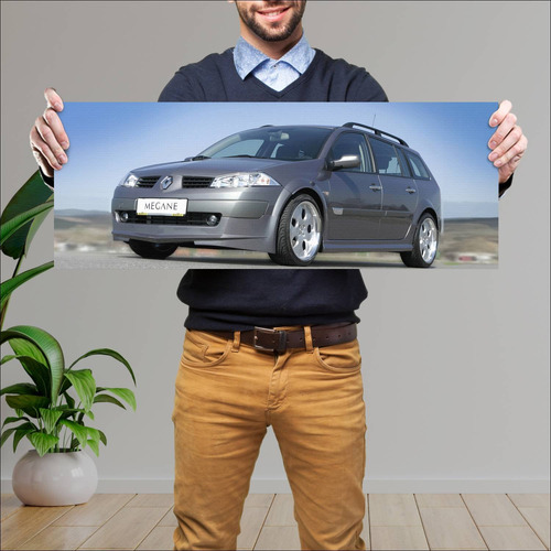 Cuadro 30x80cm Auto 2003 Renault Megane Grandtou 1