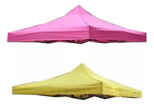 Carpa Repuesto Toldo Plegable Uv 3x3 Rosado O Amarillo