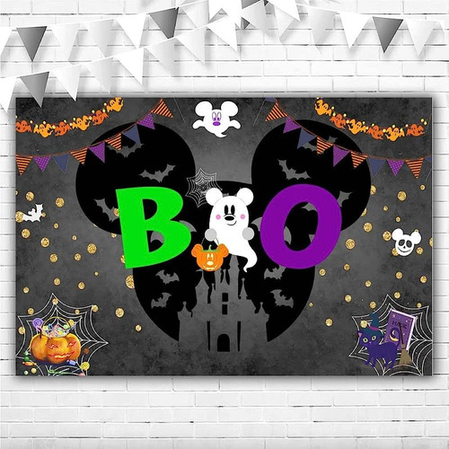 Similar Mickey Mouse Happy Boo Day Backdrop 5x3 Halloween Mi