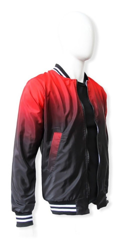 Cazadora Estilo Bomber Difuminada