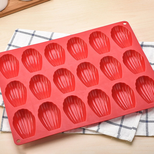 Molde De Silicona Para Madeleines 18 Cavidades