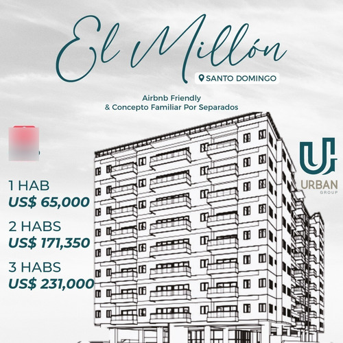 Imagen 1 de 1 de Apartamentos De 1,2 Y 3 Habitaciones En El Millon