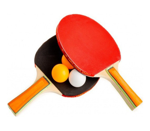 Ping Pong 2 Paletas Y 3 Pelotas Tenis De Mesa Juego Set
