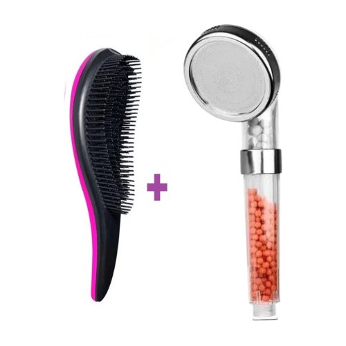 Kit Capilar Ducha Purificadora + Escova De Cabelo