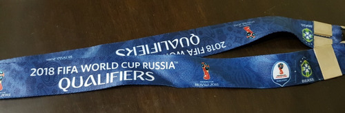 Cordão Oficial Crachá Futebol Fifa Eliminatoria Copa 2018