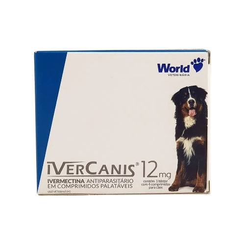 Ivercanis 12mg 4 Comprimidos - World