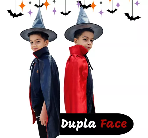 Fantasias Vampiro Com Capa Infantil Halloween Dia Das Bruxas