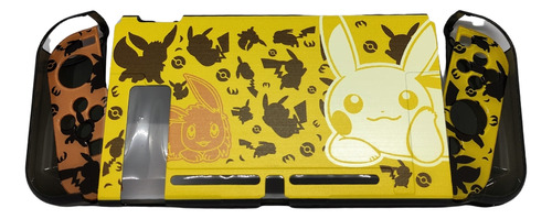 Carcasa Protectora Diseño Pikachu Para Nintendo Switch