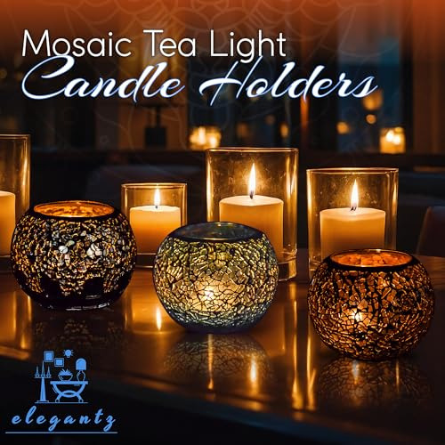Portavelas De Velas Tealight Elegantz - Decoraciones De Mesa