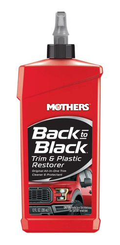 Mothers Back-to-black Restaurador De Plstico Y Molduras, 12 