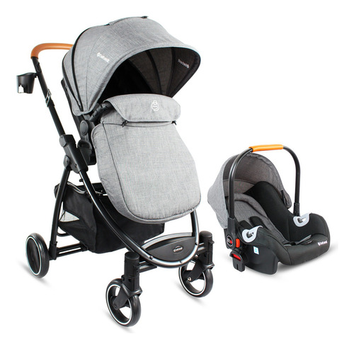 Coche Bebés Travel System Bebesit Coche Moises Color Gris