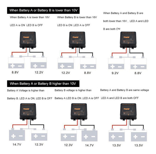 Hh Equalizer Bank Equalizer Balancer Baterias Sistema De