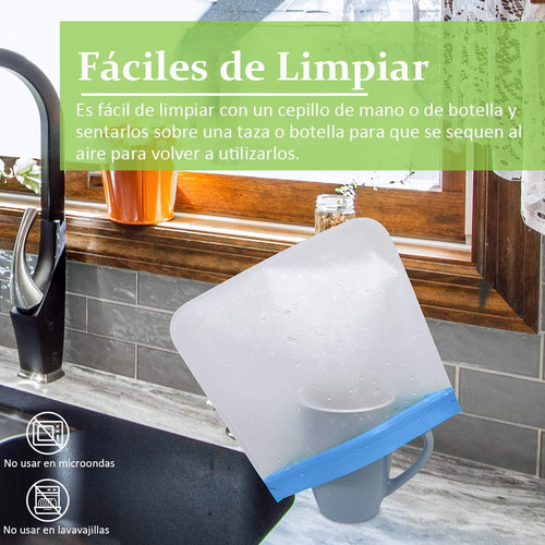 Ausein Bolsas Reutilizables Para Alimentos, Paquete De 10