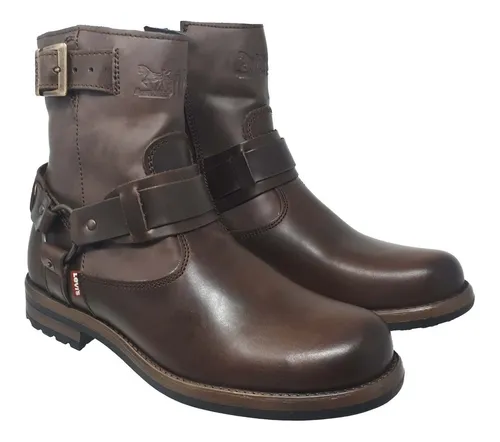 Bota levis online piel chocolate