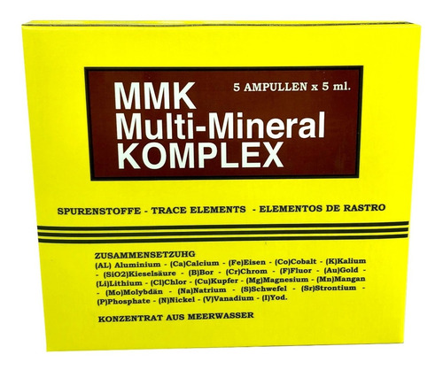 Mmk Multi-mineral Komplex - mL a $5700