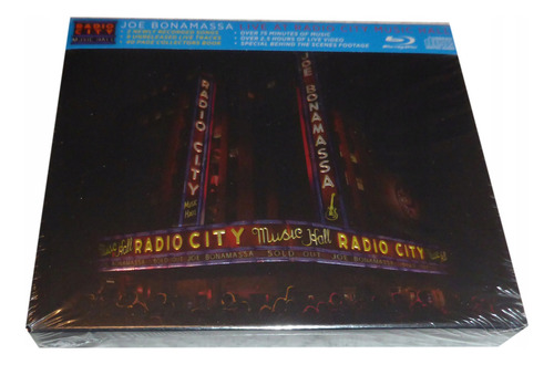 Box Blu-ray + Cd Joe Bonamassa - Live Radio City Music Hall