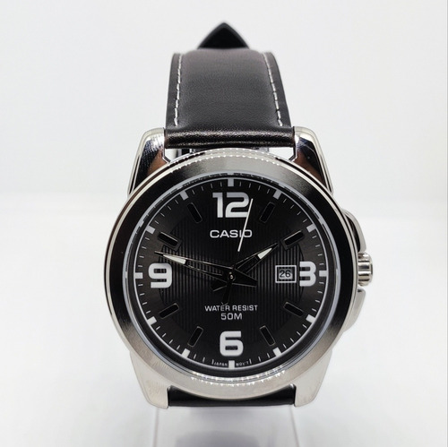 Imagen 2 de 10 de Reloj Cuero Hombre Casio Original Mtp-1314l-8av