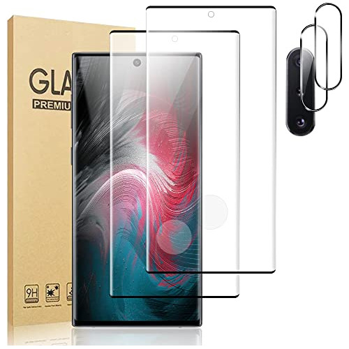 [2+2 Pack] Protector Pantalla Galaxy Note 10 Y Cámara