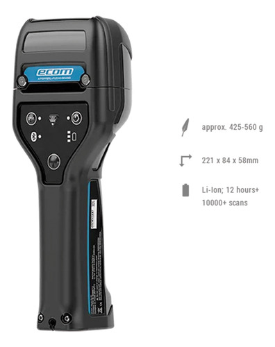 Lector Codigo Barras Ecom Ident Ex01 1d Rfid Z1d1 Intrinseco (Reacondicionado)