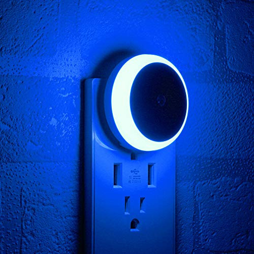 Luz Nocturna Azul Sensor Automático, Ahorro De Energí...