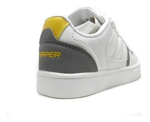 Imagen 2 de 3 de Zapatillas Topper Boris Kids Velcro Colegial Niños
