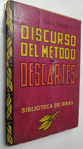 Libro Discurso Del Método Por Descartes Tor 1947