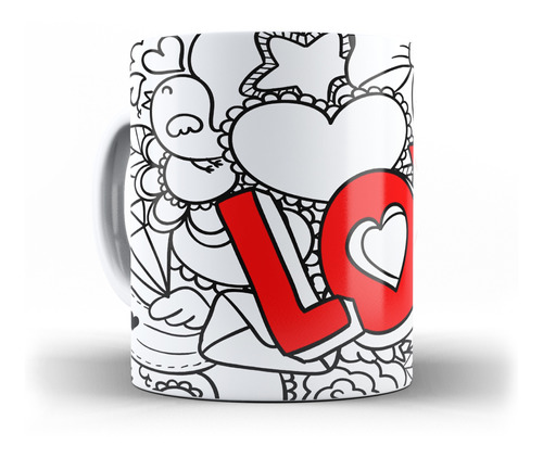 Caneca Love Feliz Dias Dos Namorados Amor