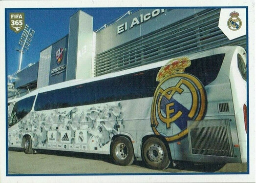 Lamina Album Fifa 365 2021 / Bus Real Madrid 120