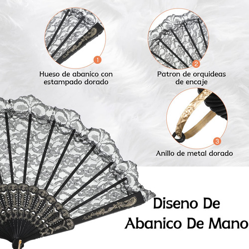 Abanicos De Mano Plegables, 12 Abanicos De Mano Para