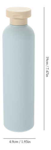 Gel De Ducha Reutilizable Azul Claro Con Tapa Abatible, 260