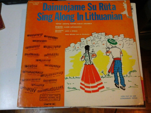 Vinilo 4742 - Cantemos En Lituano - Request Records