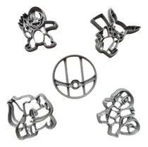 Comprar Moldes Cortador De Pokemon Para Galletas Y Fondant De Tortas