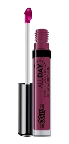 Imagen 1 de 1 de Labial Xúlu All Day color bordó mate