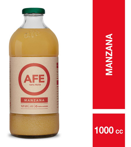 Jugo Afe Manzana Botella 1000cc