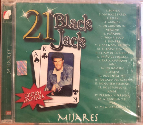 Mijares - 21 Black Jack. Cd, Compilación.