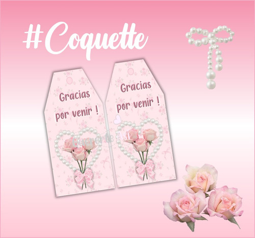 Kit Imprimible Express Personalizado - Coquette #1