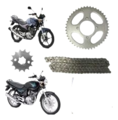 Kit Relação Yamaha Ybr Factor 125 2004 2005 2006 Diant Cofap