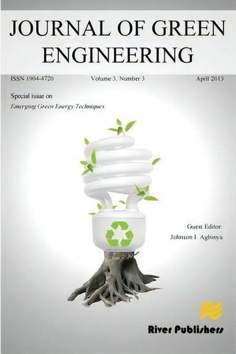 Journal Of Green Engineering 3-3, De Dr Johnson I Agbinya. Editorial River Publishers, Tapa Blanda En Inglés