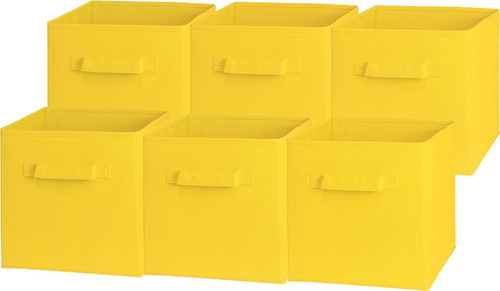 6 Paquetes De Cajas De Almacenamiento De Cubos Plegable...