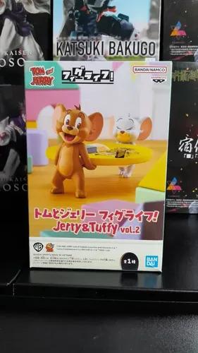 Banpresto Tom E Jerry Fig Life! Jerry E Tuffy Porta Treco