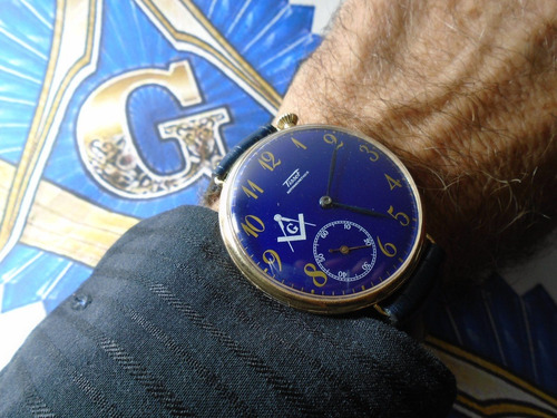 Tissot Antigo Símbolo Maçonaria Cal 38.2 Ano 1941