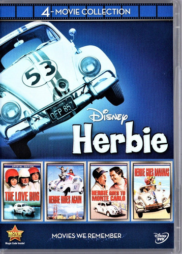 Herbie 1968 - 1980 Disney Boxset 4 Peliculas Dvd